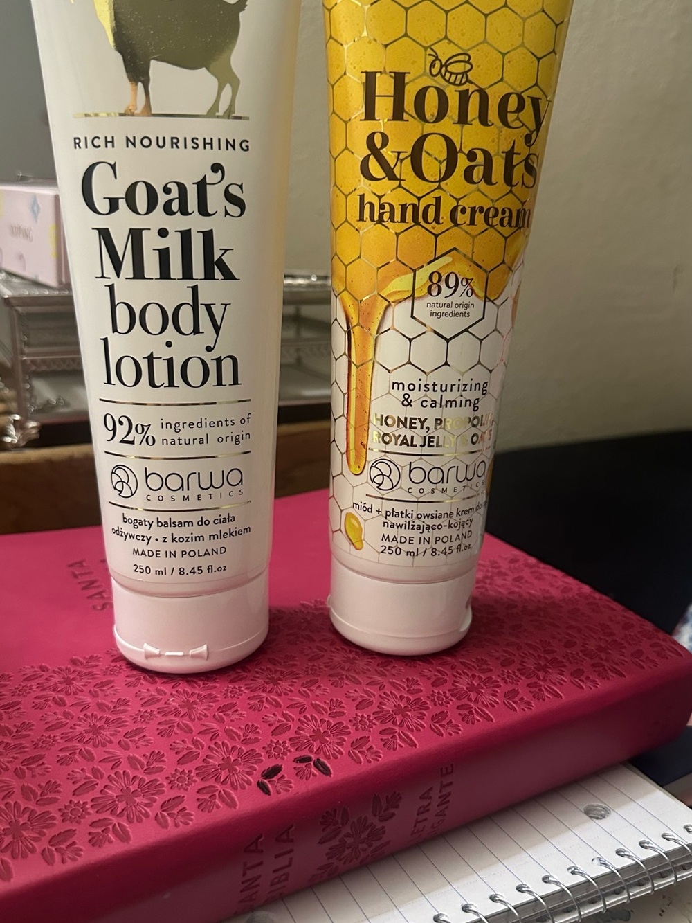 Barwa Honey & Oats Hand Cream — Moisturizing Yellow Honey Formula